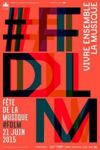 Affiche dela f^te de la musique 2015 à Jussey